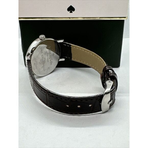 Kate Spade New York 0006 Women\'s Brown Leather Strap Analog Dial Watch JNA124 main image 4